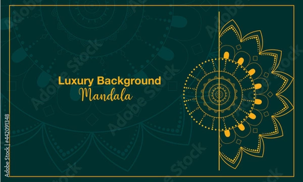 Obraz abstract mandala luxury background 
