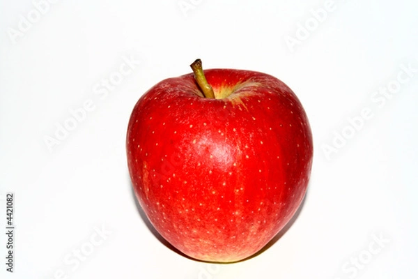 Fototapeta Red apple isolated on white