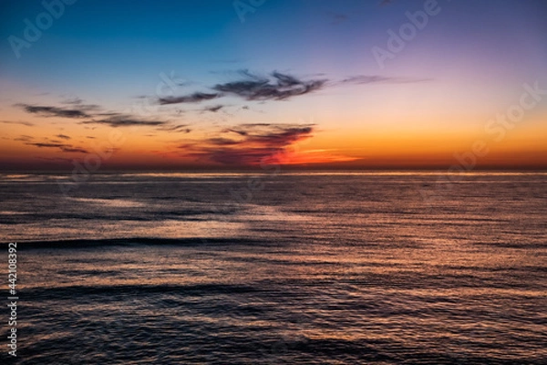 Fototapeta sunset on the beach
