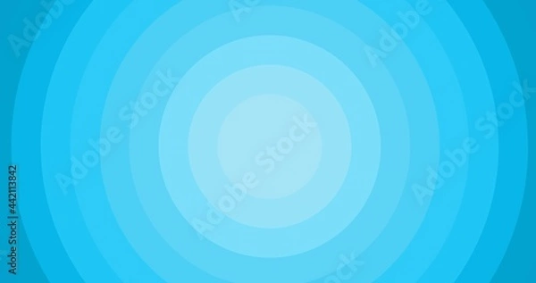 Obraz Composition of multiple blue circles with copy space background