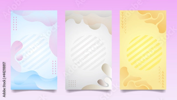Fototapeta background set color smooth