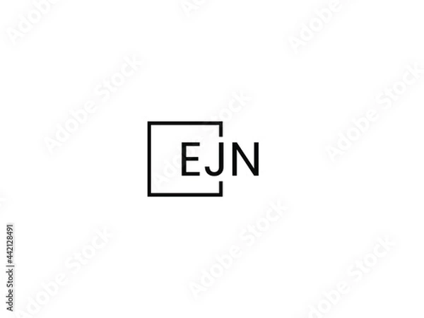 Fototapeta EJN Letter Initial Logo Design Vector Illustration