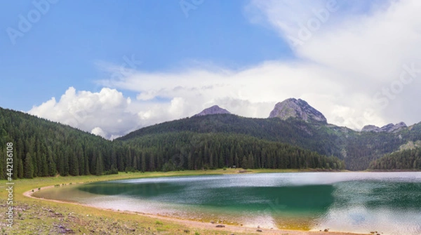 Obraz Black Lake in Durmitor National Park. Montenegro.