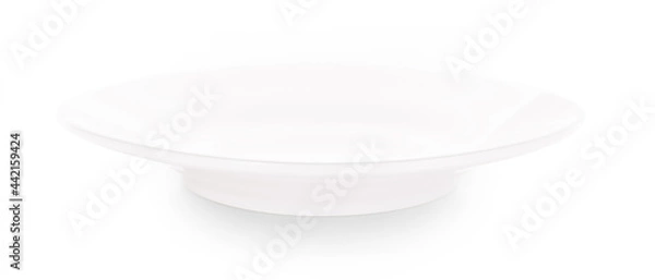 Obraz plate isolated on white background.