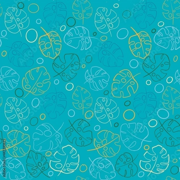 Fototapeta seamless floral pattern