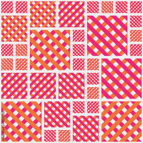 Fototapeta Abstract Geometric Pattern generative computational art illustration