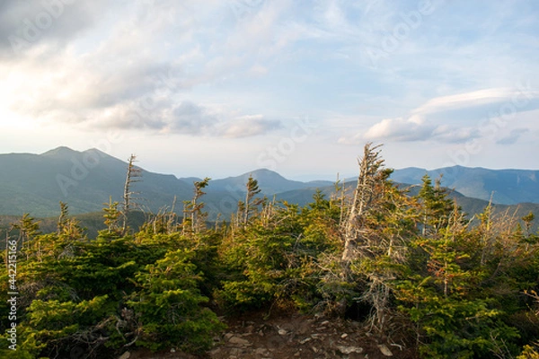 Obraz Mountain Range with Lone Peak