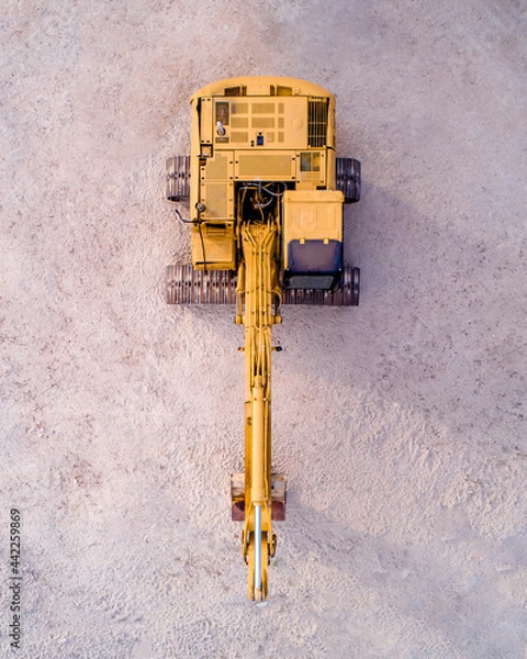 Obraz Yellow Digger Construction Vehicle