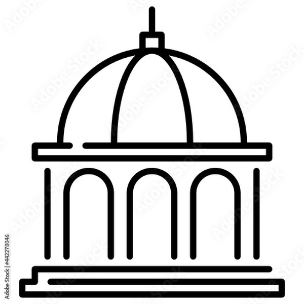 Obraz Capitol building icon