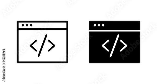 Obraz Website icon vector for web, computer and mobile app