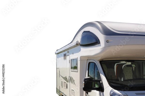 Obraz Camper isolato su sfondo bianco