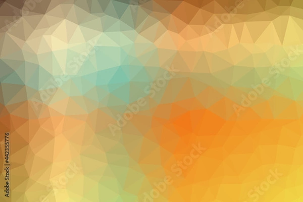 Fototapeta Abstract low polygon background