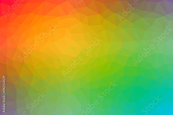 Obraz Abstract low polygon background