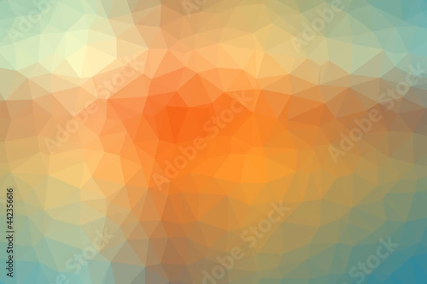 Fototapeta Abstract low polygon background