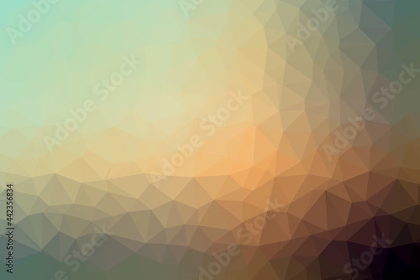 Fototapeta Abstract low polygon background