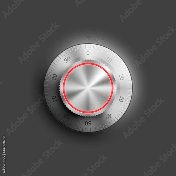 Fototapeta Image steel safe door. Armored box background. Door safe bank vault combination lock. Reliable data protection. Long-term savings. Deposit box safe lock icon. Protection combination information banner