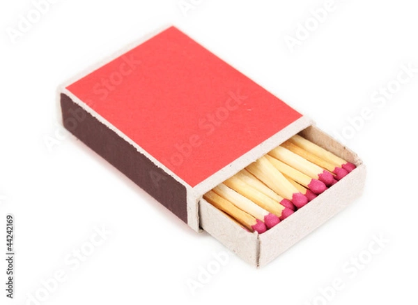 Fototapeta matches isolated on white