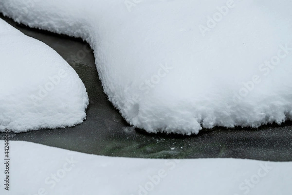 Obraz Snow in the stream
