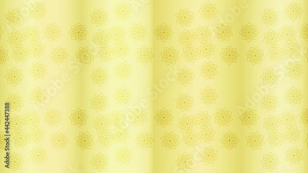 Fototapeta glamorous mosaic pattern background with gold color