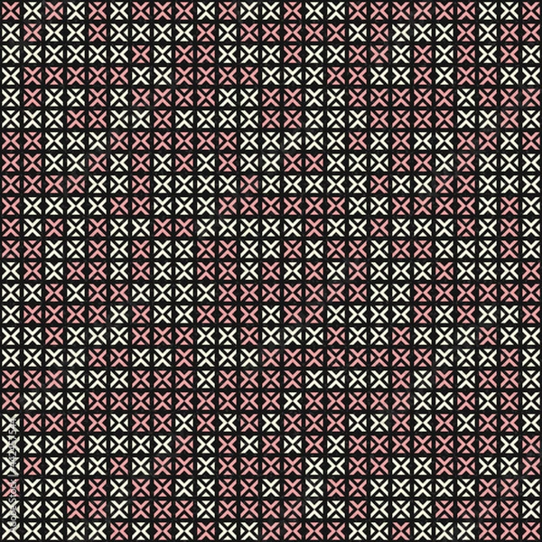 Fototapeta Abstract Geometric Pattern generative computational art illustration