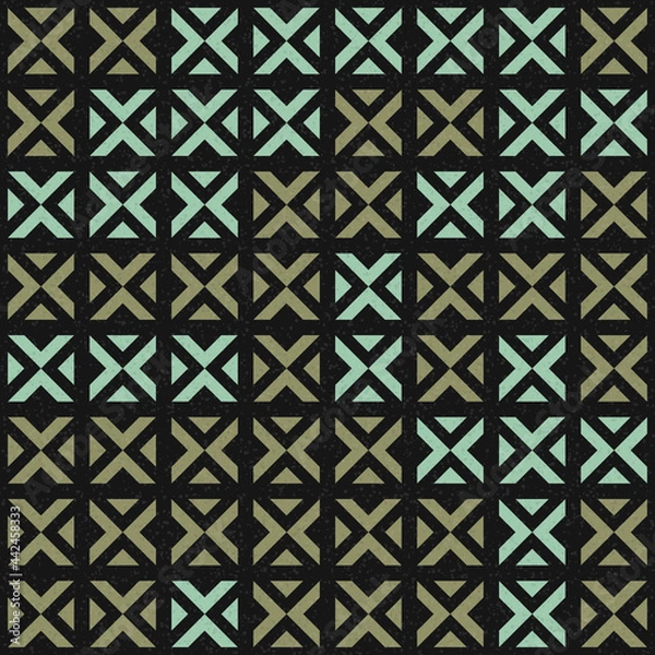 Fototapeta Abstract Geometric Pattern generative computational art illustration