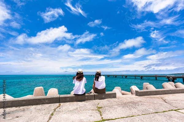 Obraz 沖縄県宮古島、下地空港17END・日本