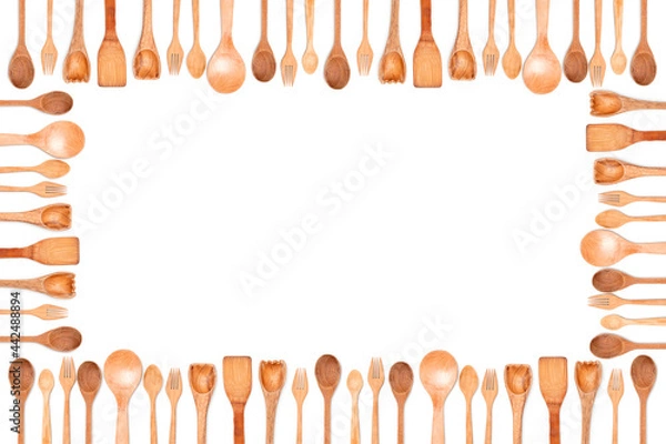 Obraz wooden frame for your text