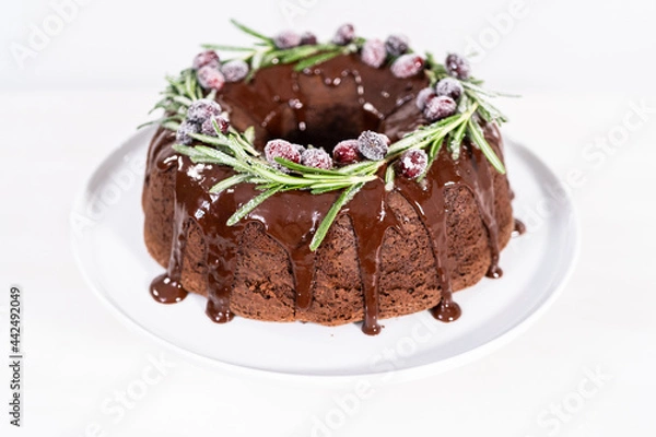 Obraz Chocolate bundt cake