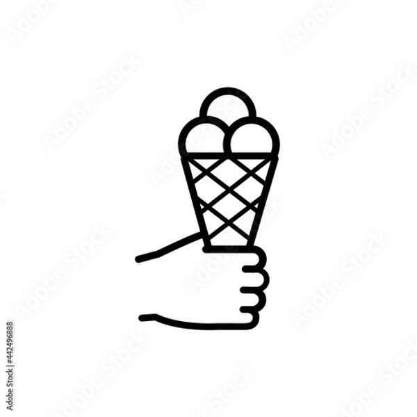 Fototapeta ice cream cone