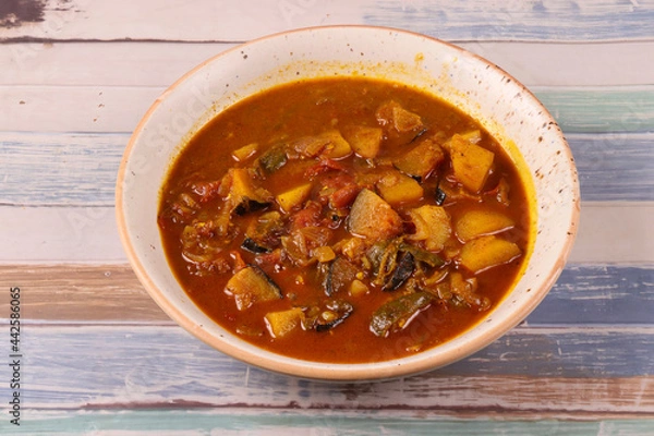 Fototapeta pumkin curry