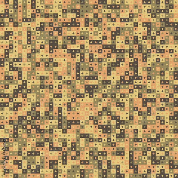 Fototapeta Abstract Geometric Pattern generative computational art illustration