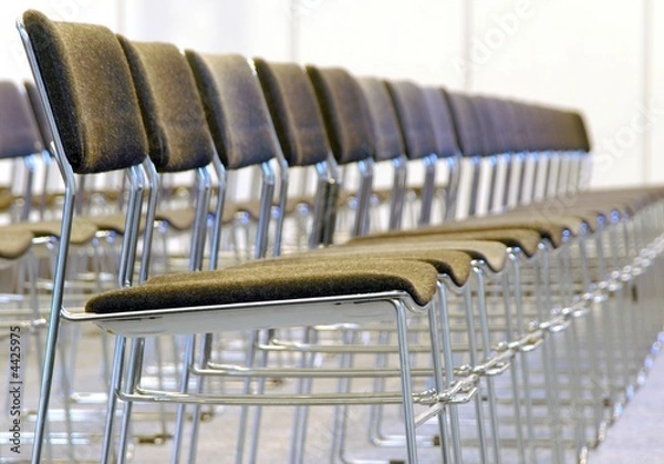 Fototapeta rząd krzeseł