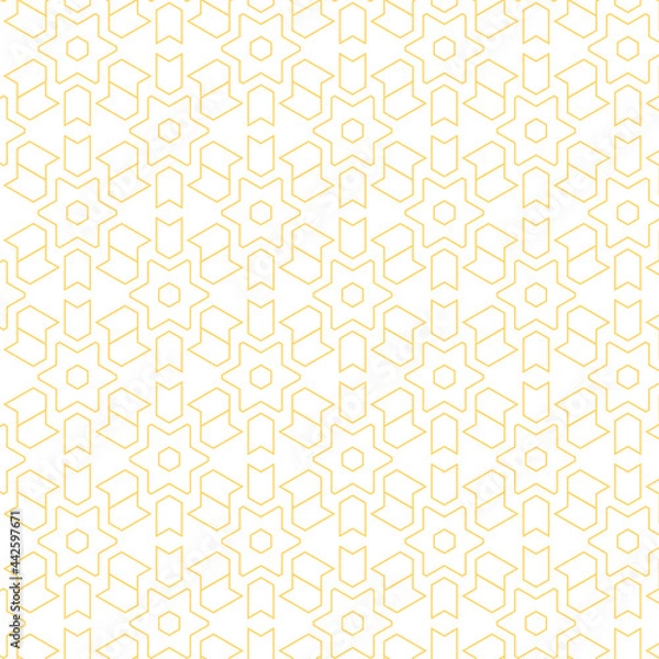 Obraz Beautiful abstract seamless colorful pattern. Use for greeting card, Cloth, Decoration invitation to a wedding, Birthday, Party and other Holidays. Arab, Indian ornament. Vector illustration. EPS 10
