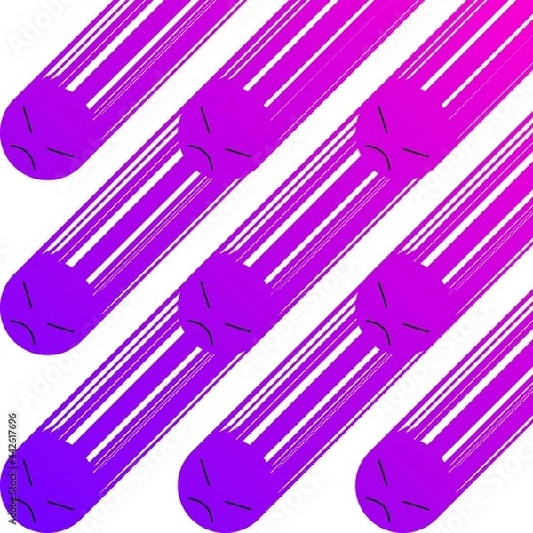 Obraz Angry face in purple with fire 10