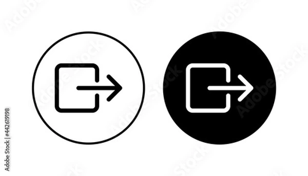 Fototapeta Share icon set. Sharing vector icon