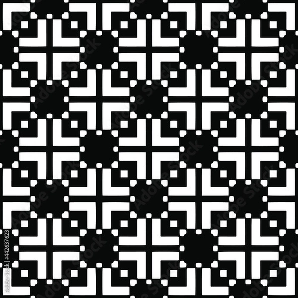 Obraz 
Seamless vector pattern in geometric ornamental style. 