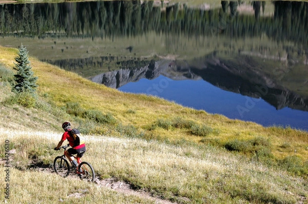 Obraz Single Track Mountain Biking 