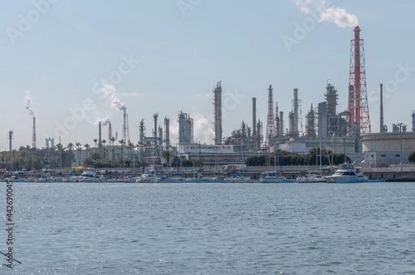 Obraz 日中の堺泉北臨海工業地帯