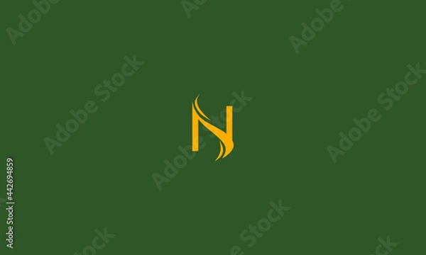 Obraz Letter N logo icon design template elements