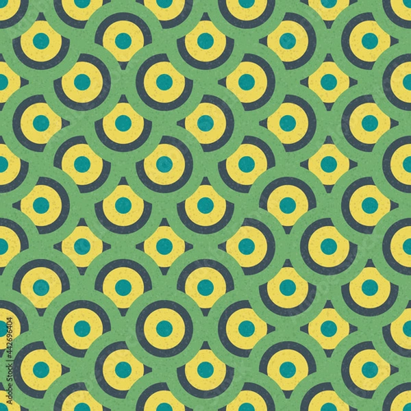 Fototapeta Abstract Geometric Pattern generative computational art illustration