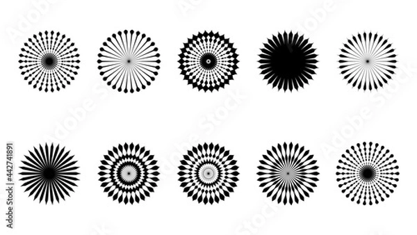 Fototapeta Set of Circle Shapes. Scalable to any size.