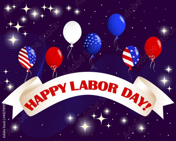 Obraz Labor Day banner.