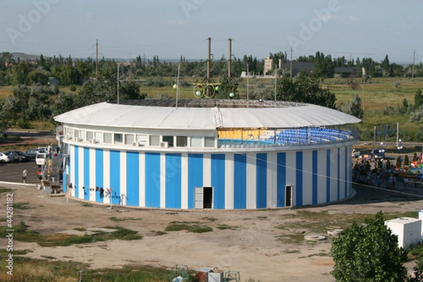 Obraz Здание дельфинария г.Бердянск.Украина.