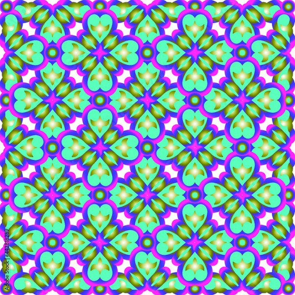 Fototapeta abstract background with colorful patterns. ornament for wallpapers and backgrounds. 