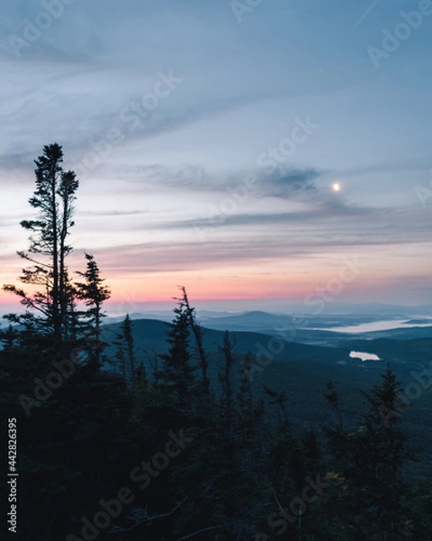 Obraz Sunrise from Spruce Mt.