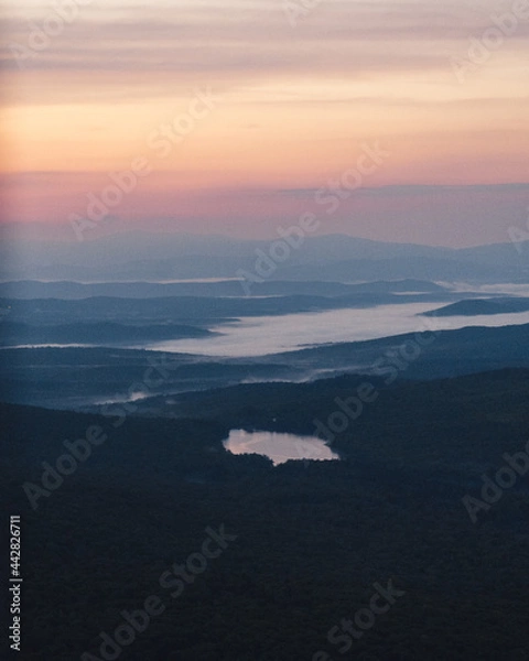 Obraz Sunrise from Spruce Mt.