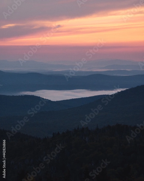 Obraz Sunrise from Spruce Mt.