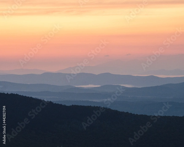 Obraz Sunrise from Spruce Mt.