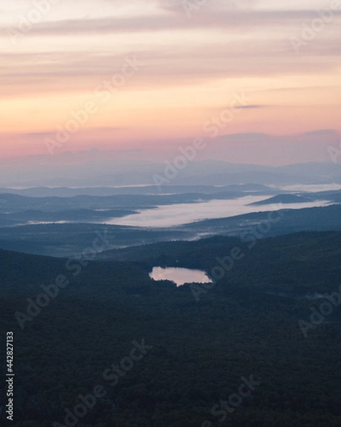 Obraz Sunrise from Spruce Mt.