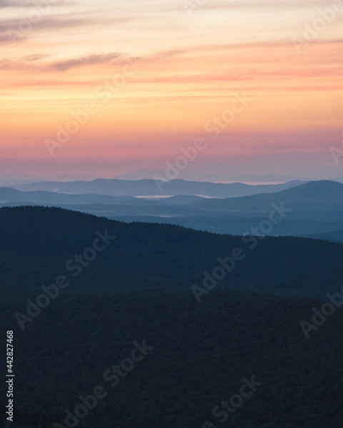 Obraz Sunrise from Spruce Mt.